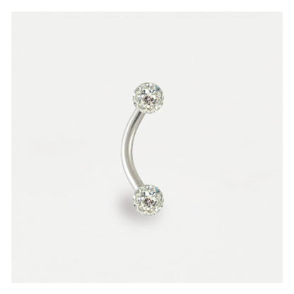 Steel Disco Curved Barbell - 1.2mm