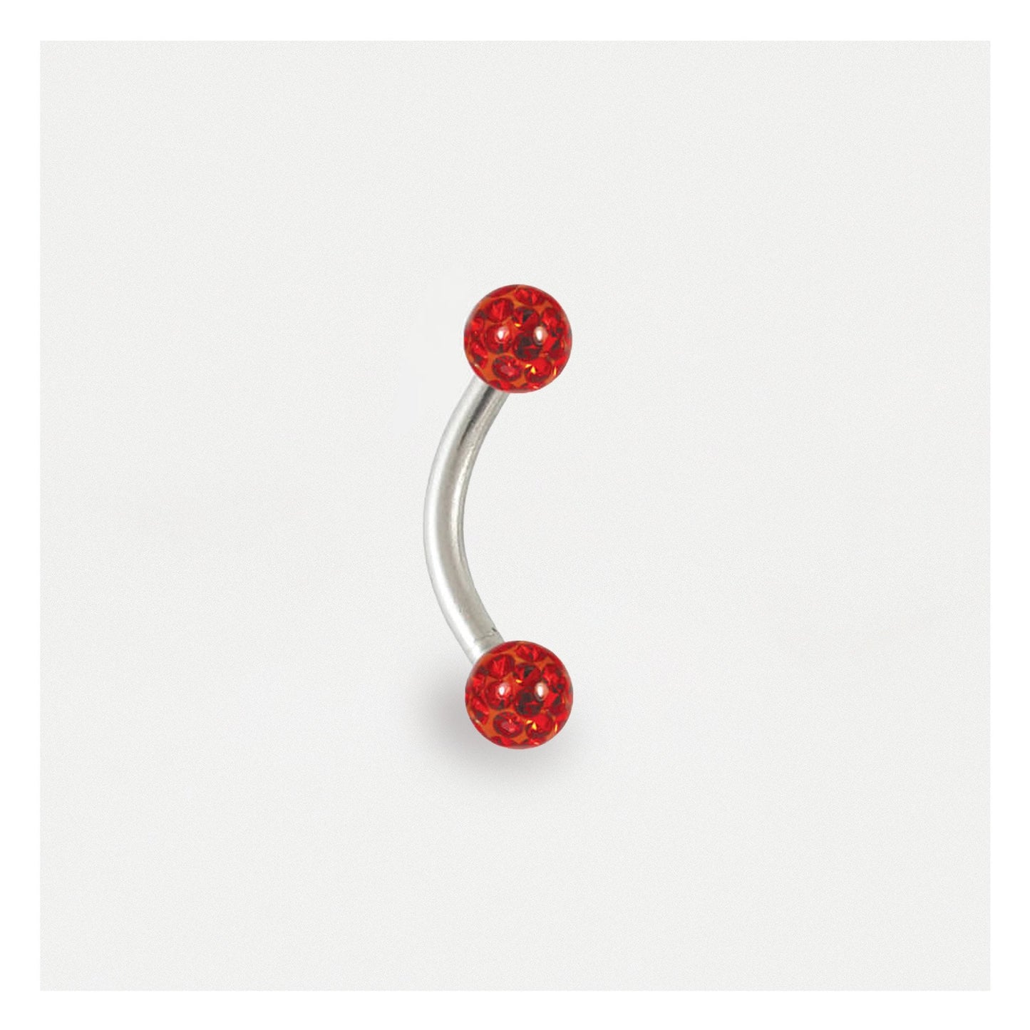 Steel Disco Curved Barbell - 1.2mm