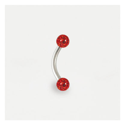 Steel Disco Curved Barbell - 1.2mm