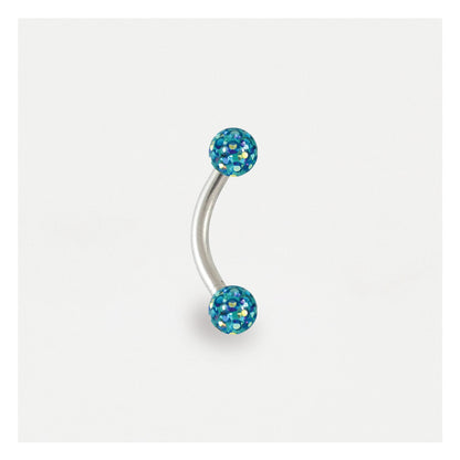 Steel Disco Curved Barbell - 1.2mm