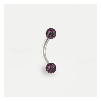 Steel Disco Curved Barbell - 1.2mm