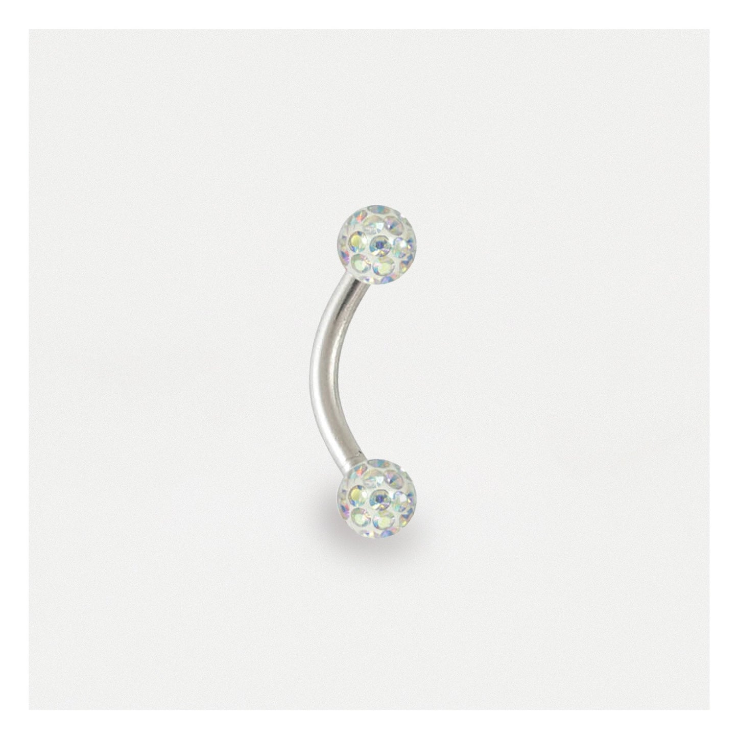 Steel Disco Curved Barbell - 1.2mm