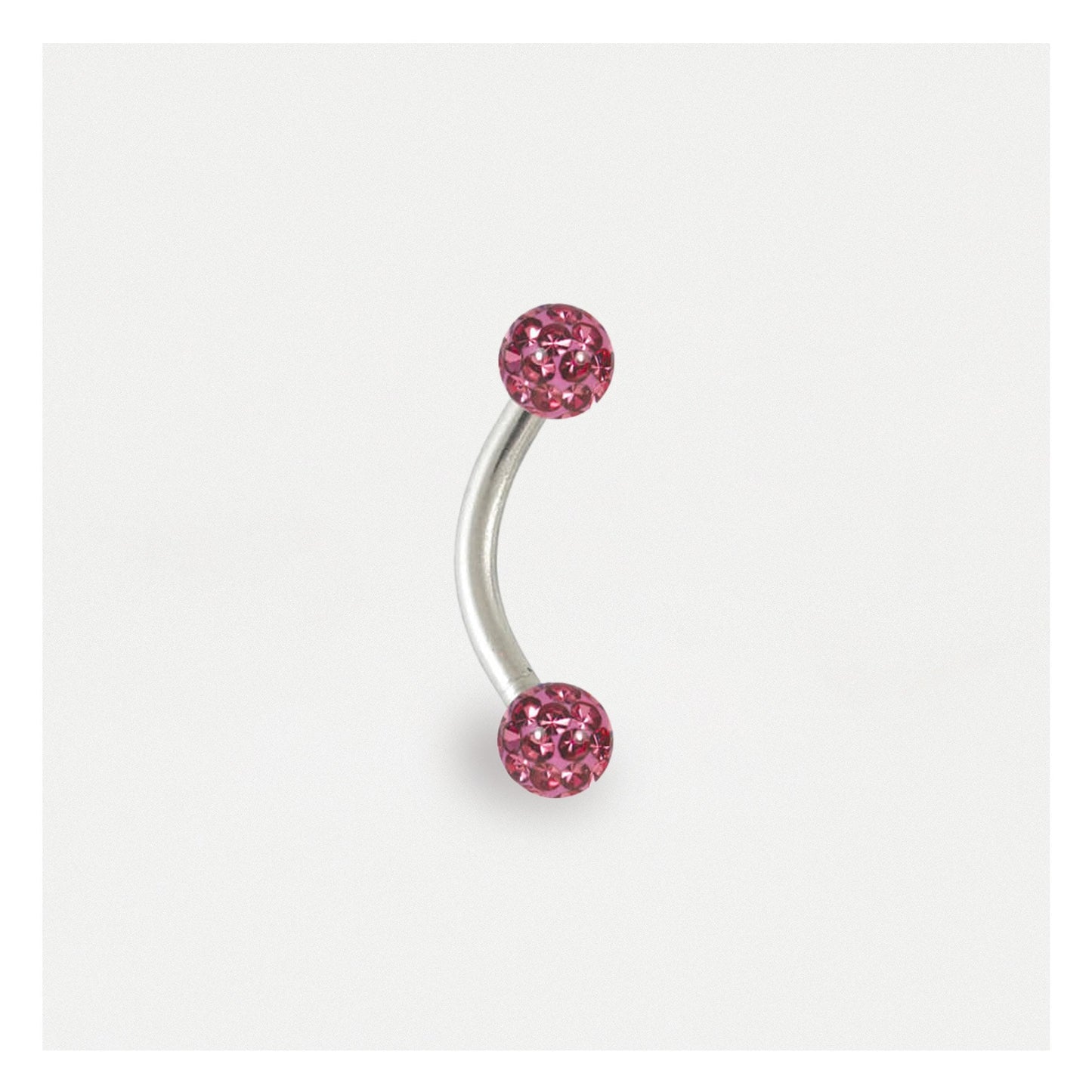 Steel Disco Curved Barbell - 1.2mm