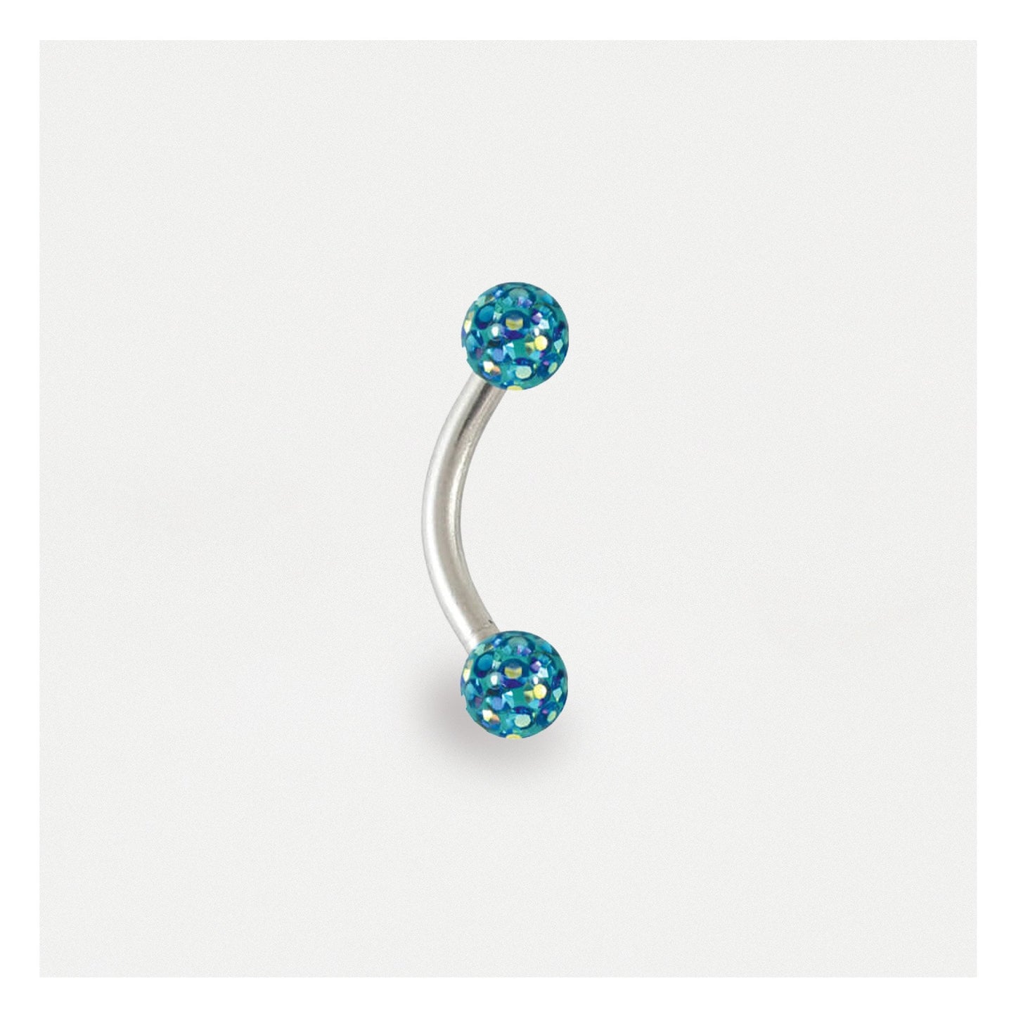 Steel Disco Curved Barbell - 1.2mm