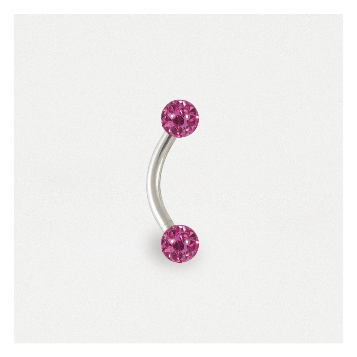 Steel Disco Curved Barbell - 1.2mm