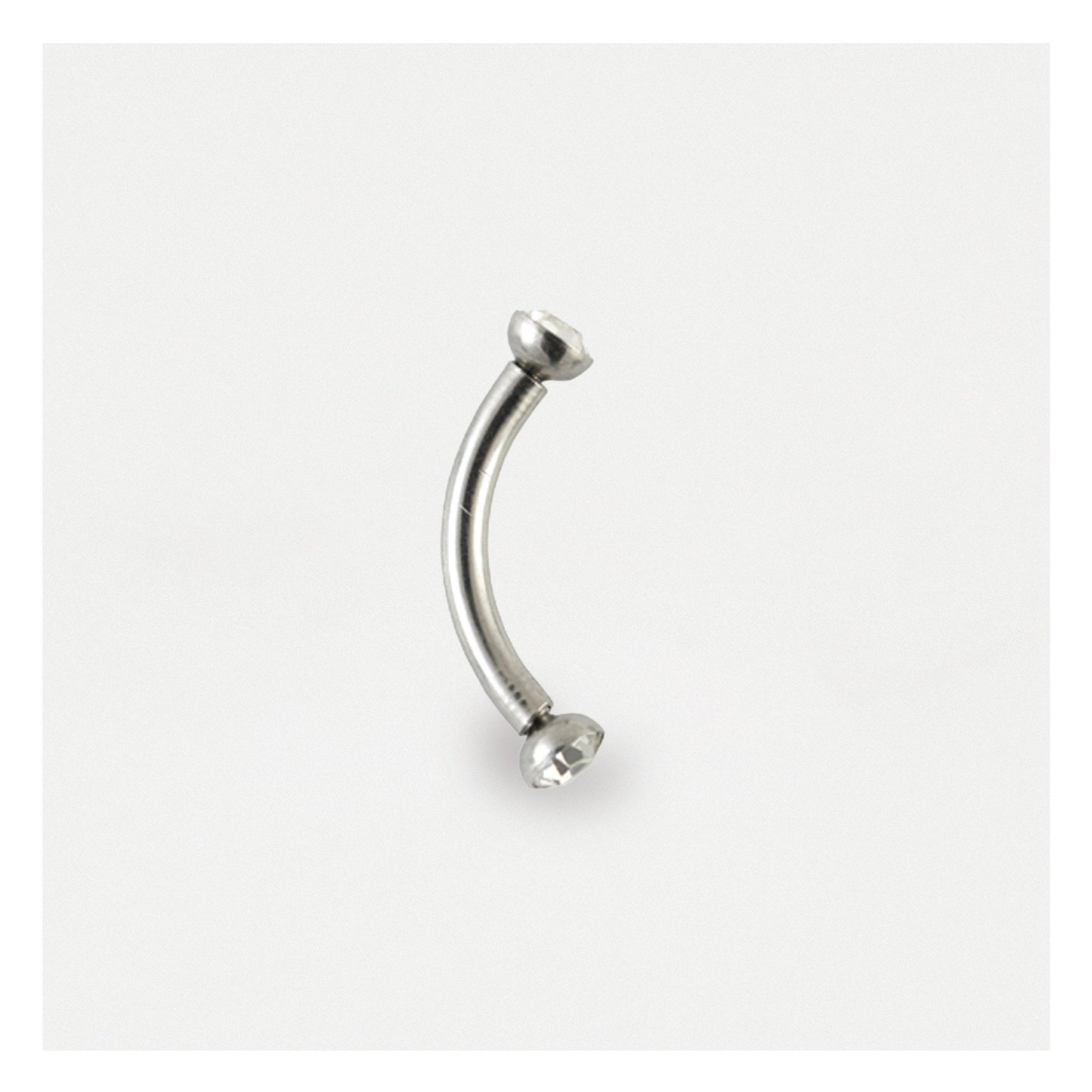 Steel Jewelled Curved Barbell - 1.2mm