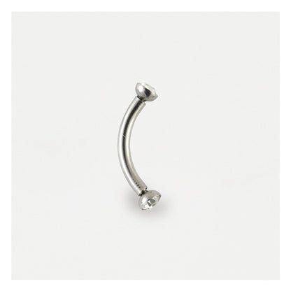 Steel Jewelled Curved Barbell - 1.2mm