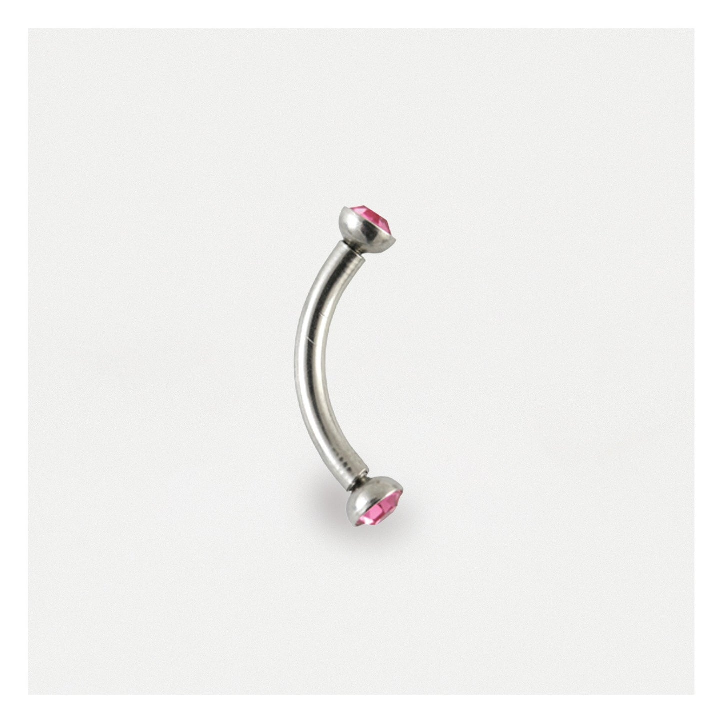 Steel Jewelled Curved Barbell - 1.2mm