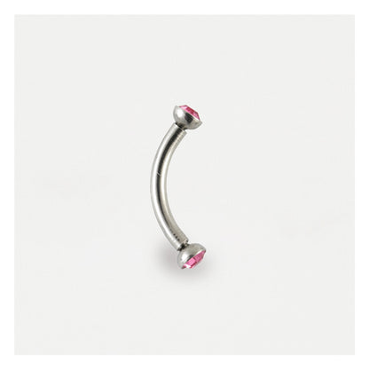 Steel Jewelled Curved Barbell - 1.2mm