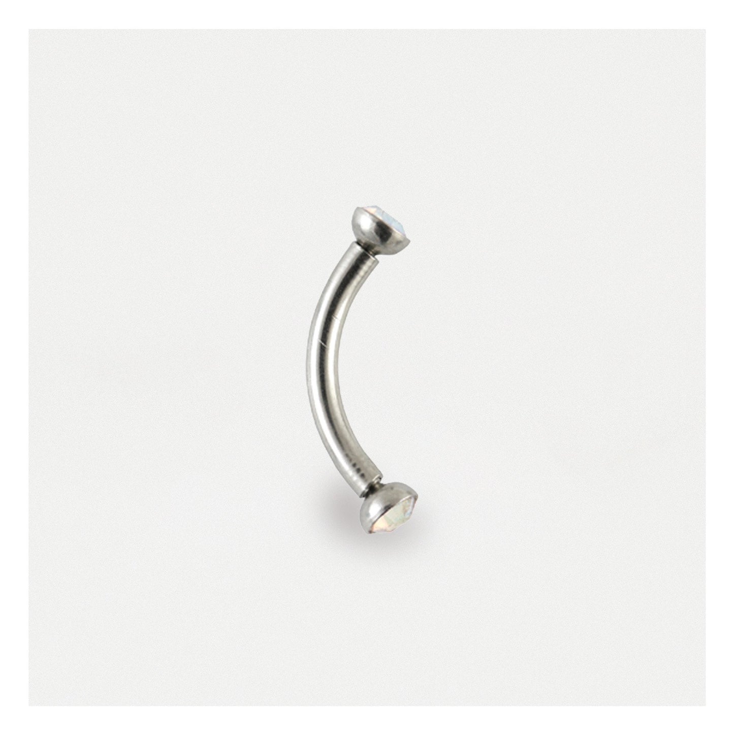 Steel Jewelled Curved Barbell - 1.2mm