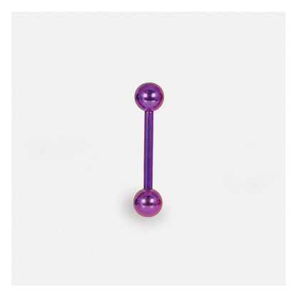 Anodised Titanium Straight Barbell - 1.2mm