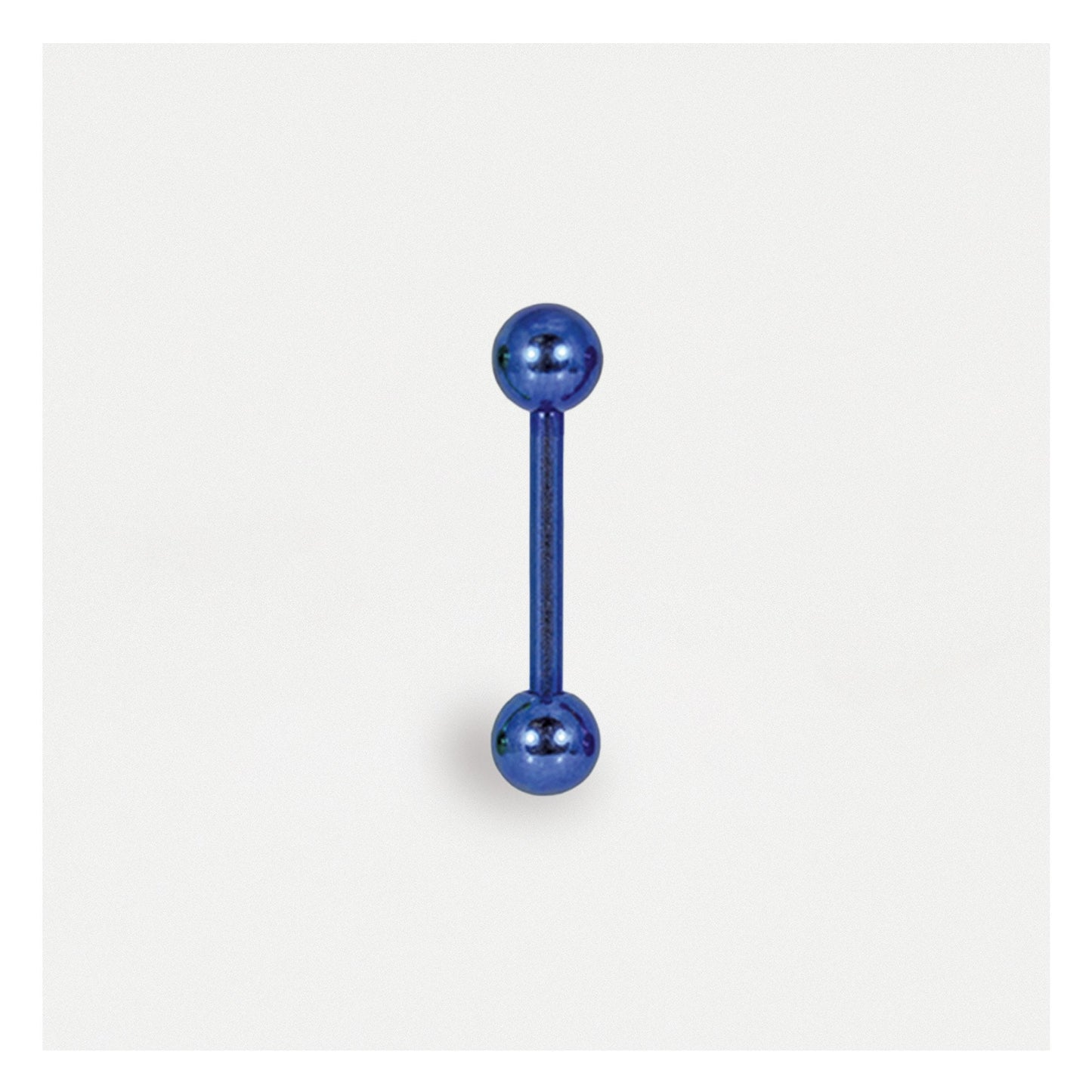 Anodised Titanium Straight Barbell - 1.2mm