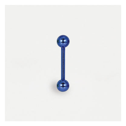 Anodised Titanium Straight Barbell - 1.2mm