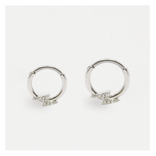 Steel Flash Fury Hinged Clicker Ring - 1.2mm