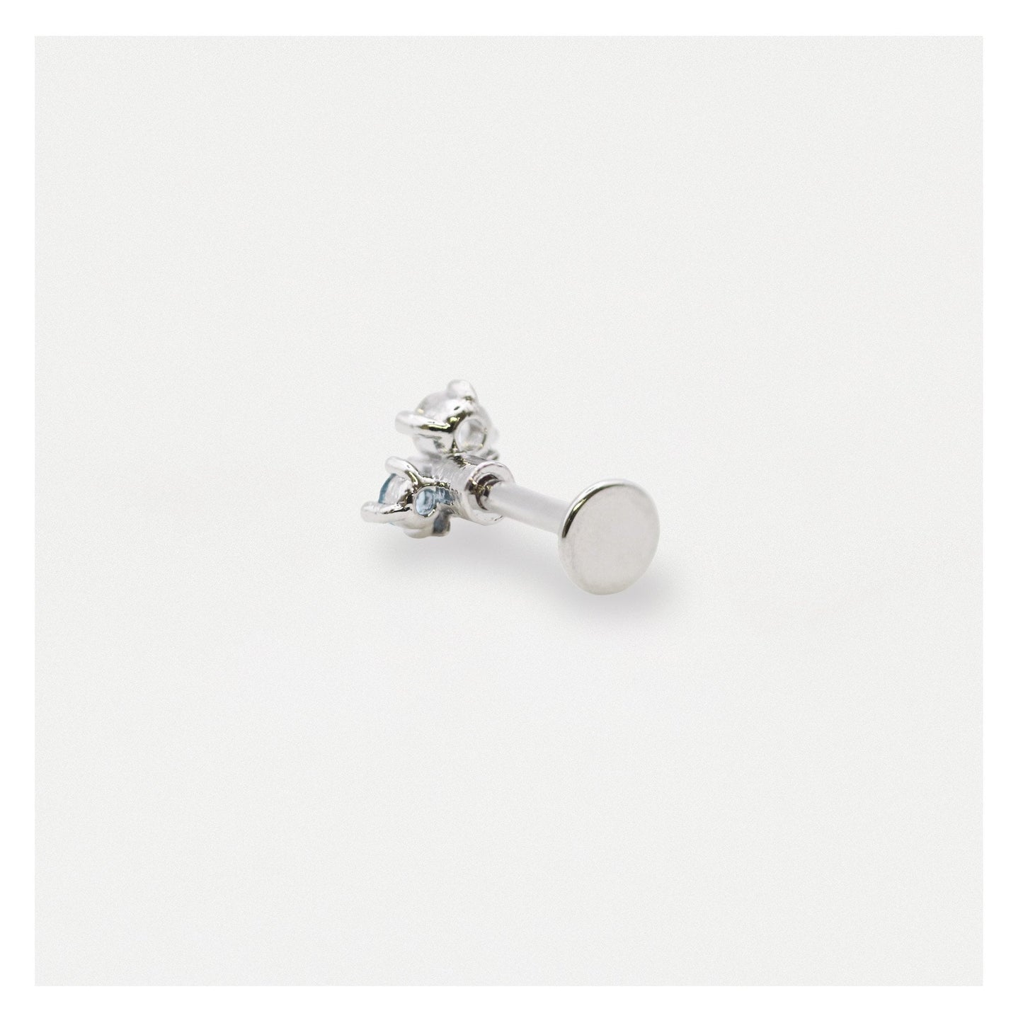 Steel Starry Night Labret - Internally threaded