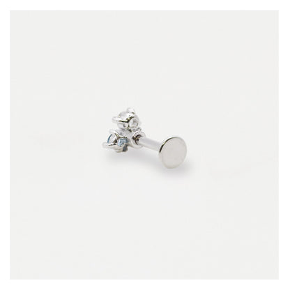 Steel Starry Night Labret - Internally threaded