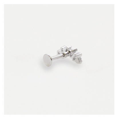 Steel Crystal Curve Labret