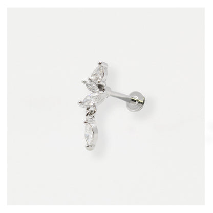 Steel Dangley Petal labret