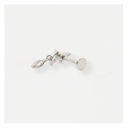 Steel Dangley Petal labret