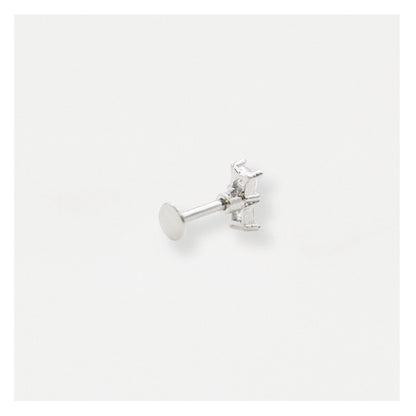 Steel Sleek Squares Labret