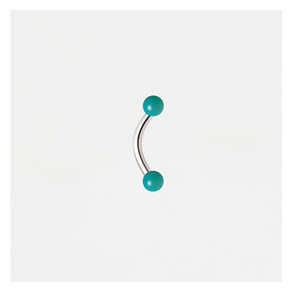 Acrylic Curved Eyebrow Bar - 1.2mm