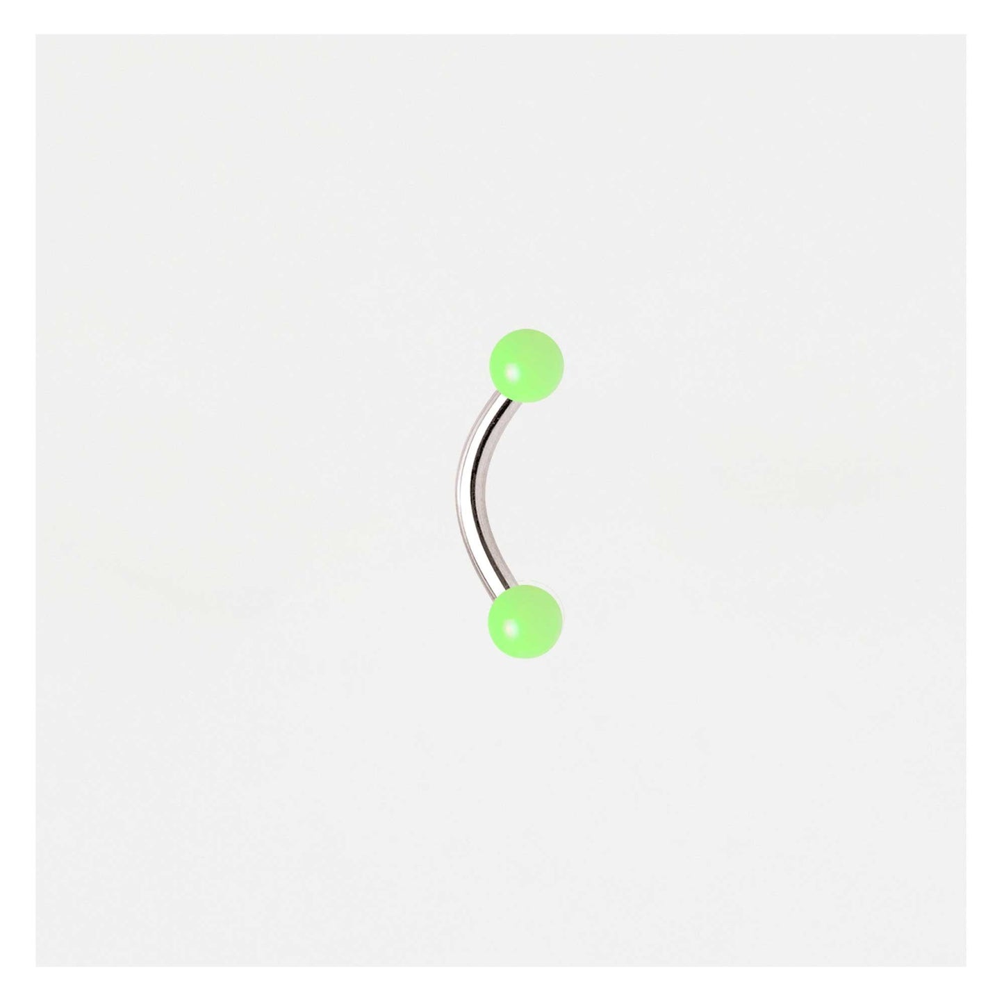 Acrylic Curved Eyebrow Bar - 1.2mm