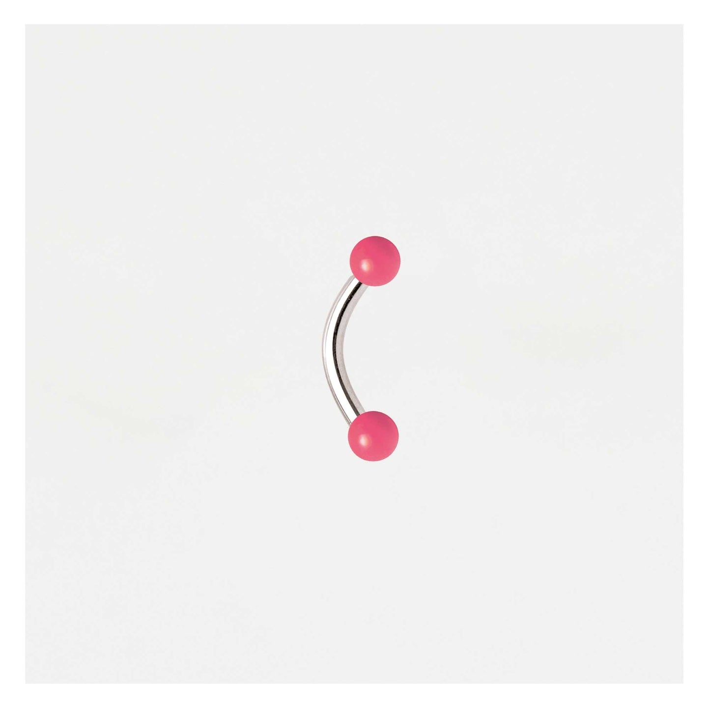 Acrylic Curved Eyebrow Bar - 1.2mm