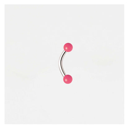 Acrylic Curved Eyebrow Bar - 1.2mm
