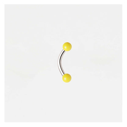 Acrylic Curved Eyebrow Bar - 1.2mm