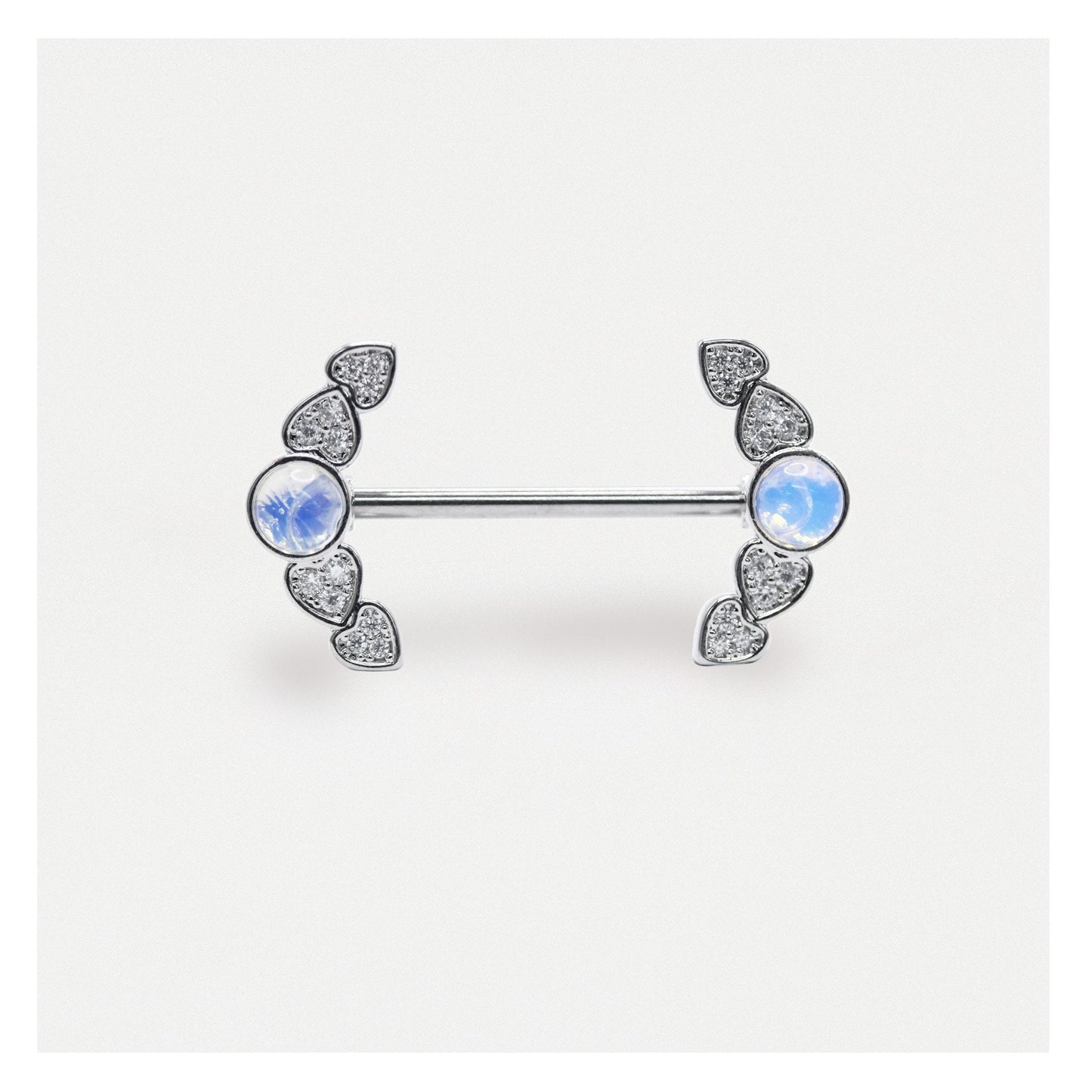 Steel Heart of the Moon Nipple Bar