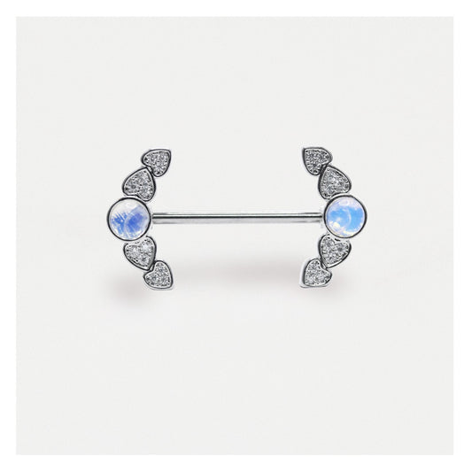 Steel Heart of the Moon Nipple Bar