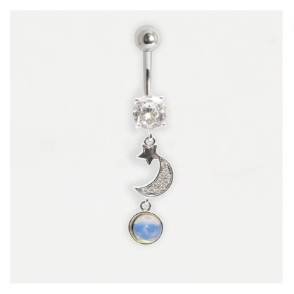 Steel Moon Goddess Belly Bar
