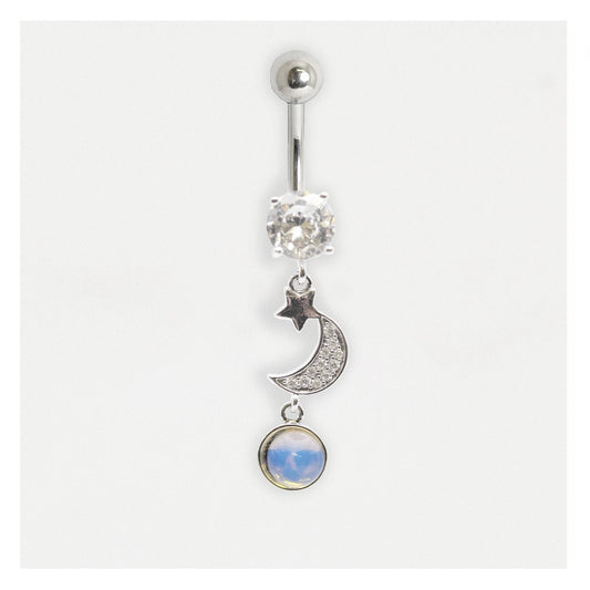 Steel Moon Goddess Belly Bar