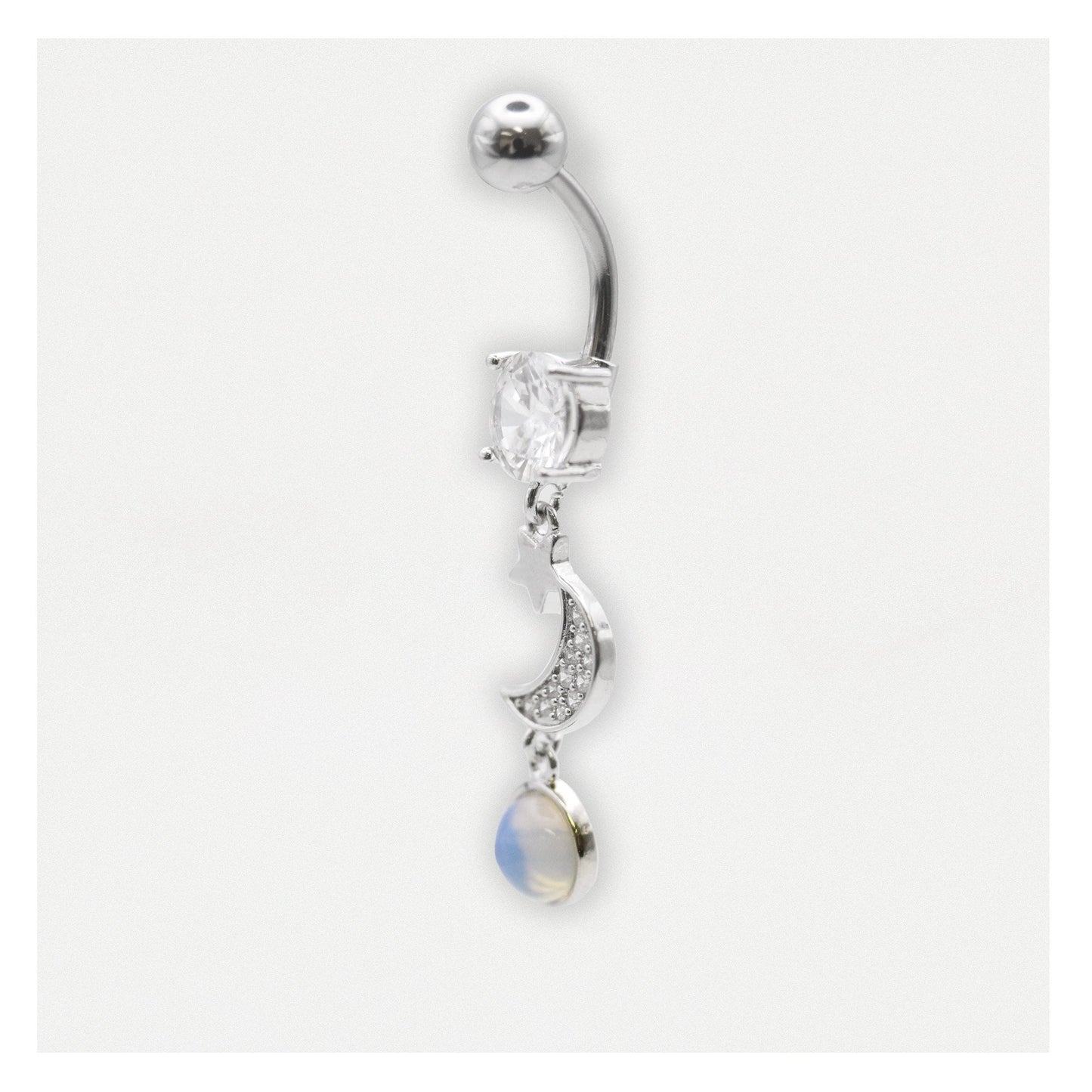 Steel Moon Goddess Belly Bar