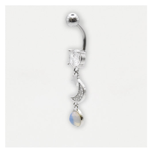 Steel Moon Goddess Belly Bar