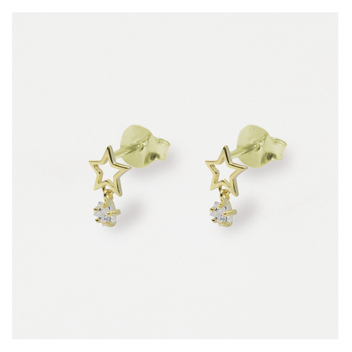 Gold Plated Starlight Ear Studs
