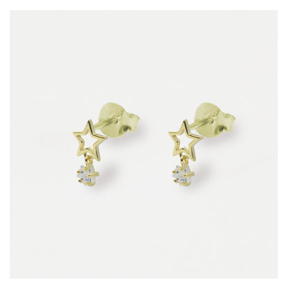 Gold Plated Starlight Ear Studs