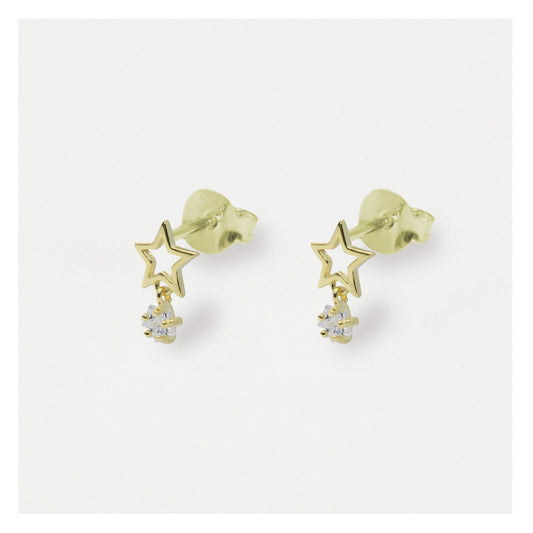 Gold Plated Starlight Ear Studs