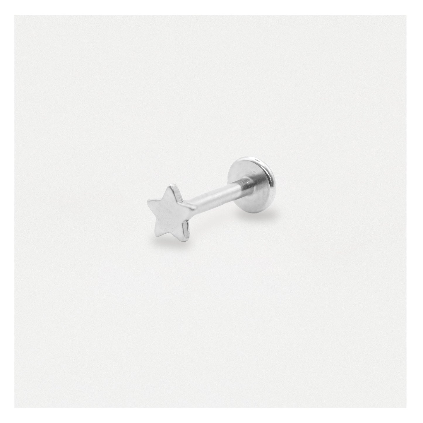 Steel Star Labret - 1.2mm - Internally Threaded
