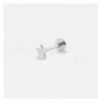 Steel Star Labret - 1.2mm - Internally Threaded