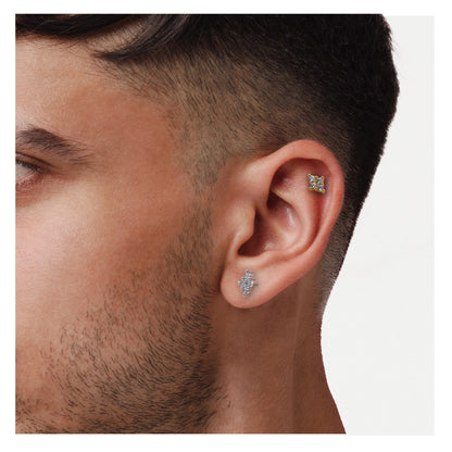 Steel Diamond Life Labret - Internally Threaded