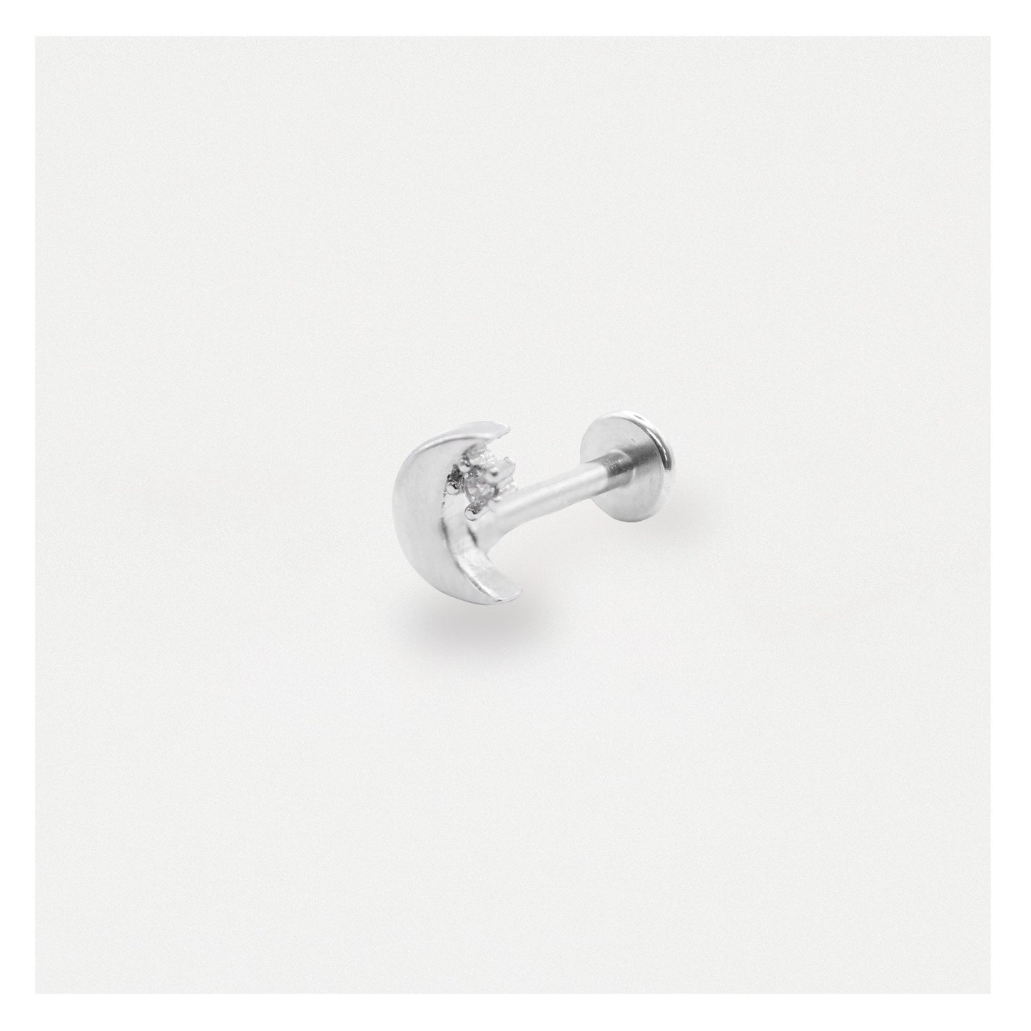Steel Moon and Tiny Star Labret