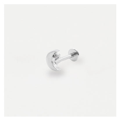 Steel Moon and Tiny Star Labret