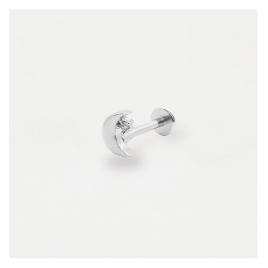 Steel Moon and Tiny Star Labret