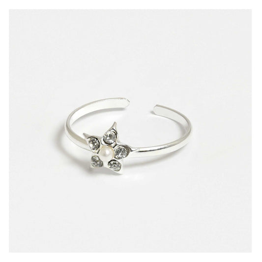 Pearl Star Toe Ring