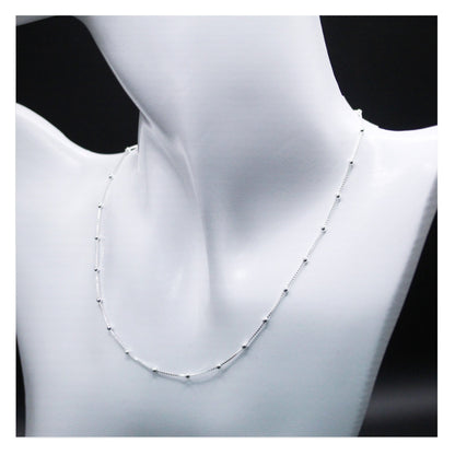 Boxed Ball Chain Necklace