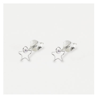 Silver Celestia Gem set Wire Studs