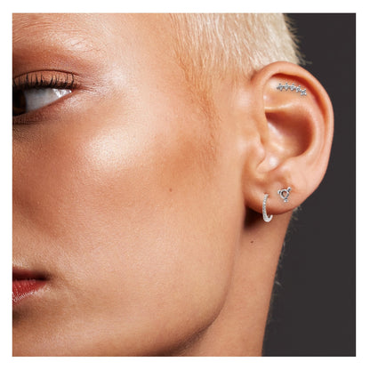 Silver Trio Orbit Studs