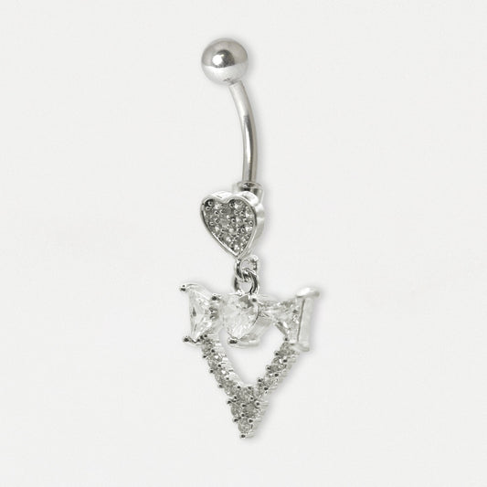 Steel Knot of Love Belly Bar