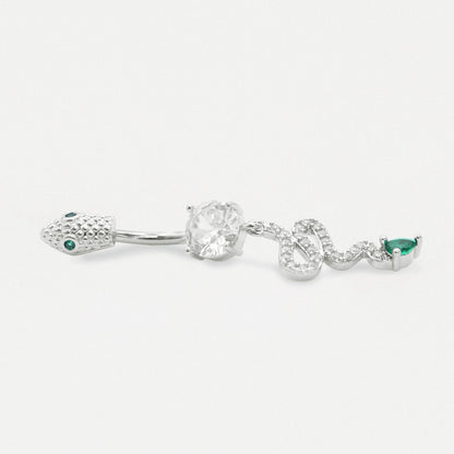 Steel Emerald Serpent Belly Bar